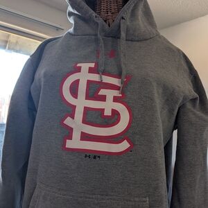 Under Armour Men's Gray St. Louis Cardinals Pullover Hoodie